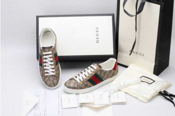G*u*i ace embroidered low-top sneaker 548950 9n020 8465