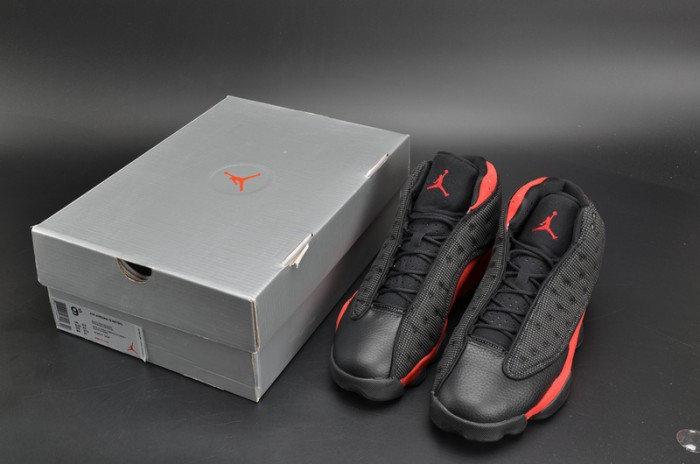 Air Jordan 13 Retro“Bred” black/ red mens 414571-004
